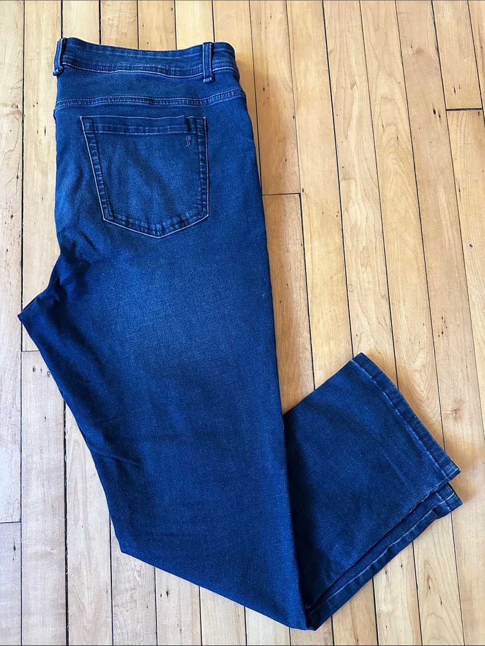 Men's Dark Blue Denim Jeans by the perfect jeans nyc